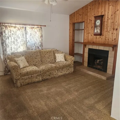 Living Room with Fireplace