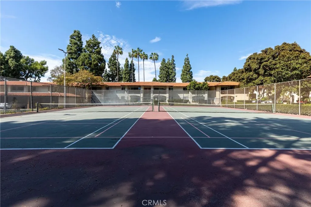 Tennis courts.