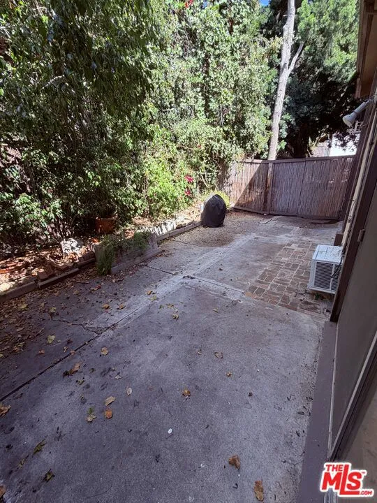 Back private patio Back private patio