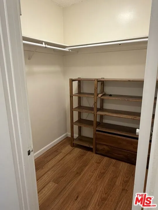 Walk-in closet off bathroom Walk-in closet off bathroom
