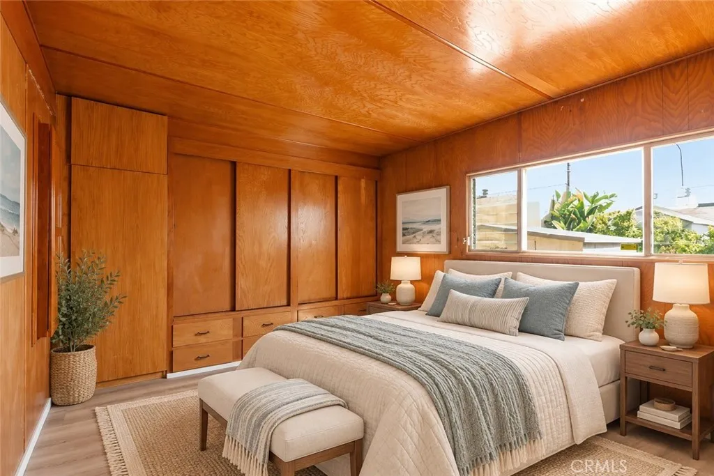 Masters Bedroom with built-in /storage