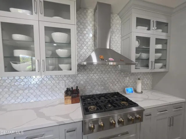 GE Monogram Range and Vent Hood