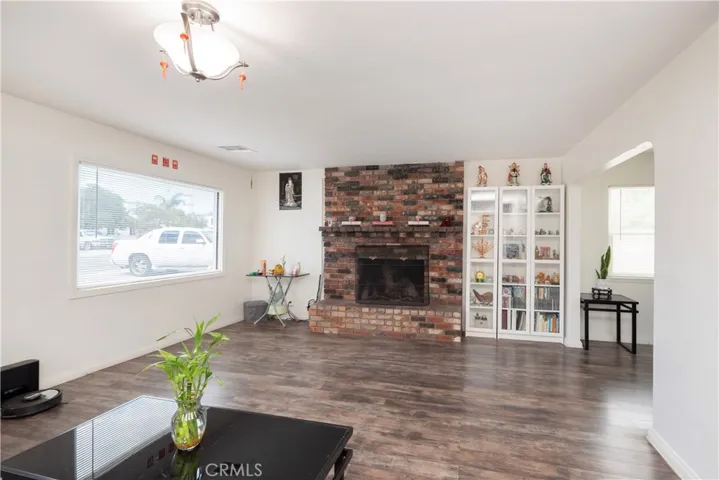Fireplace in living room