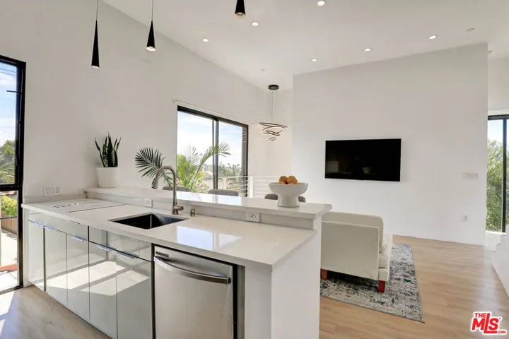 Sun-filled open-concept living