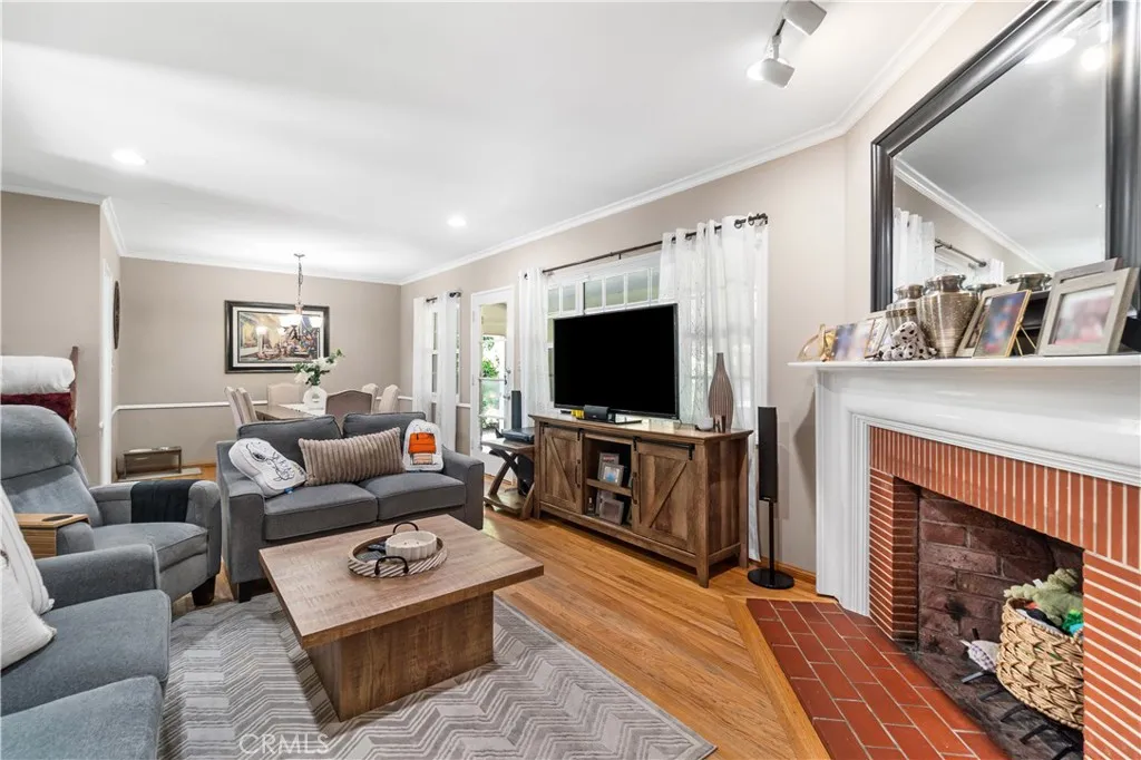 Living Room with Fireplace