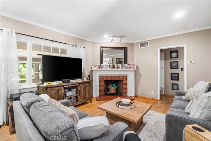 Living Room with Fireplace