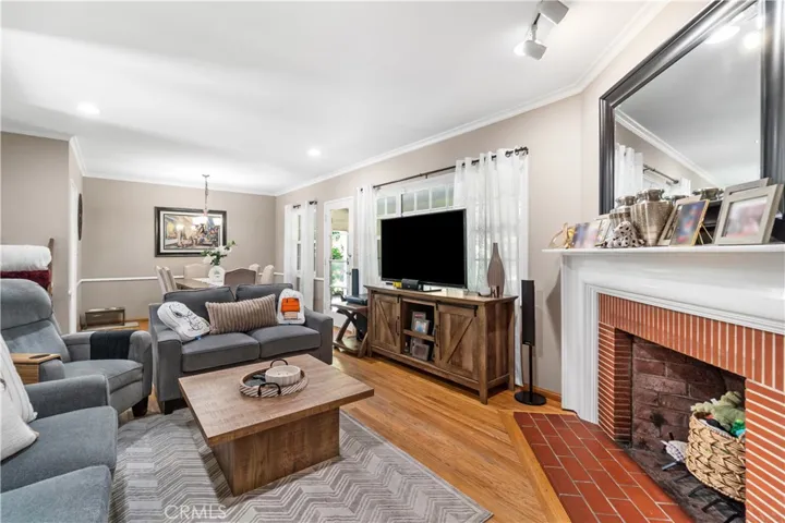 Living Room with Fireplace
