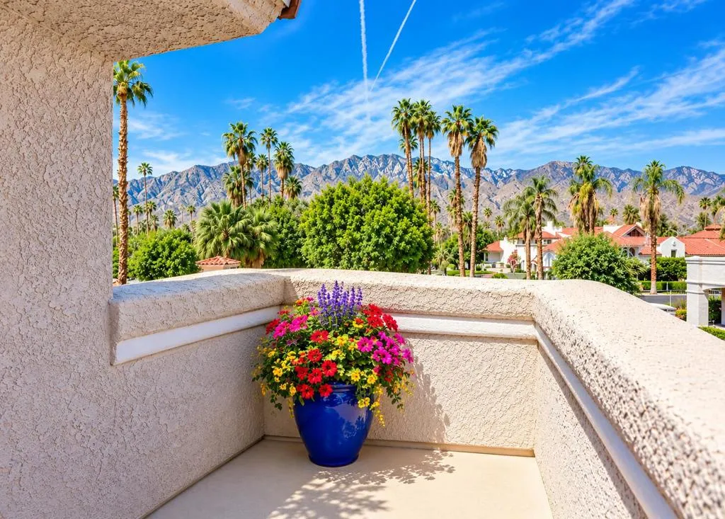 Guest Room Balcony with Mountain Views
