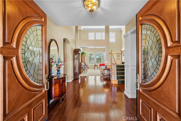 Stunning Double Door Entry Leads into the Grand Foyer.