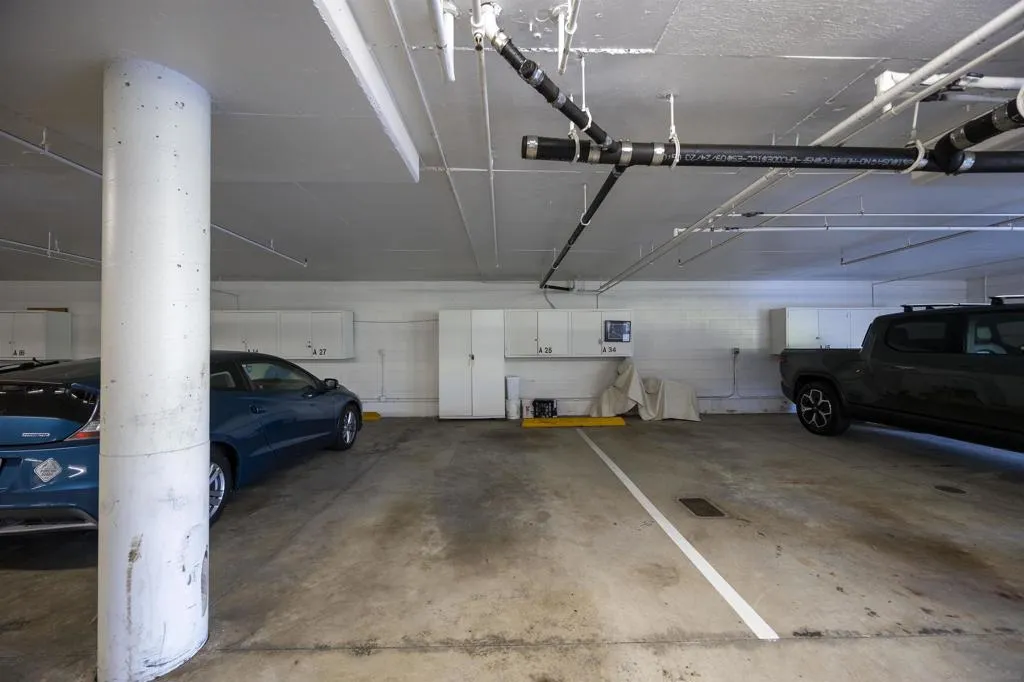 Parking space with EV charger Parking space with EV charger