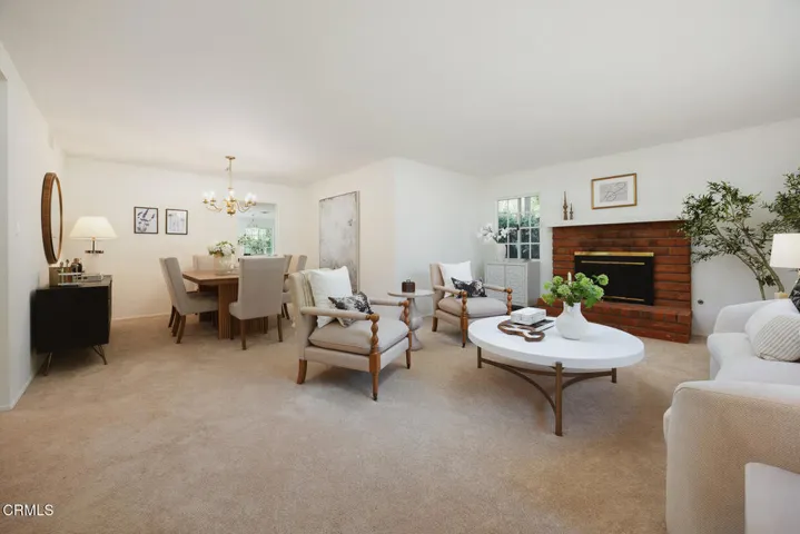 Living Room & Dining Area
