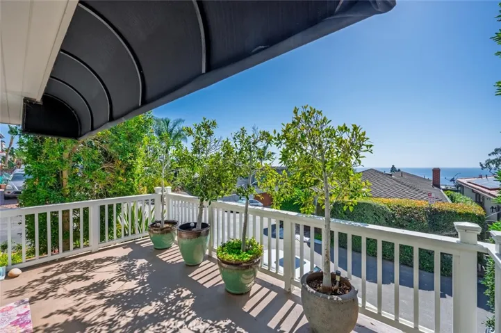 Deck off primary bedroom.
