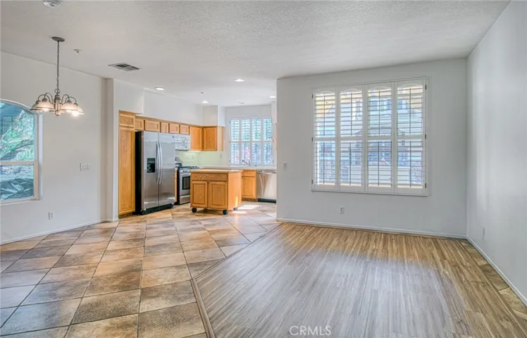 From entryway, living area, dining area and kitchen.