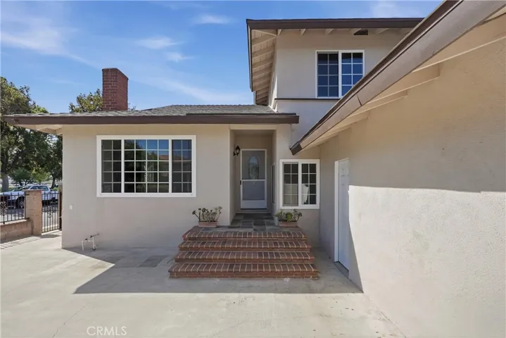 Front door leading into the home
