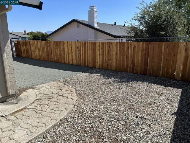 Left side yard