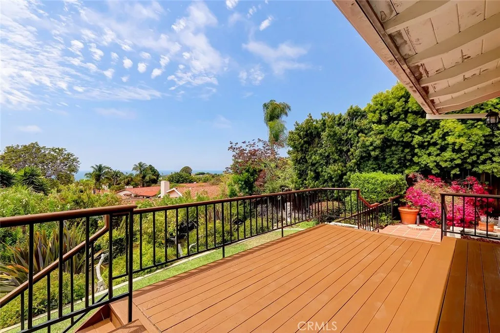Ocean view deck off of Living & Family Rooms