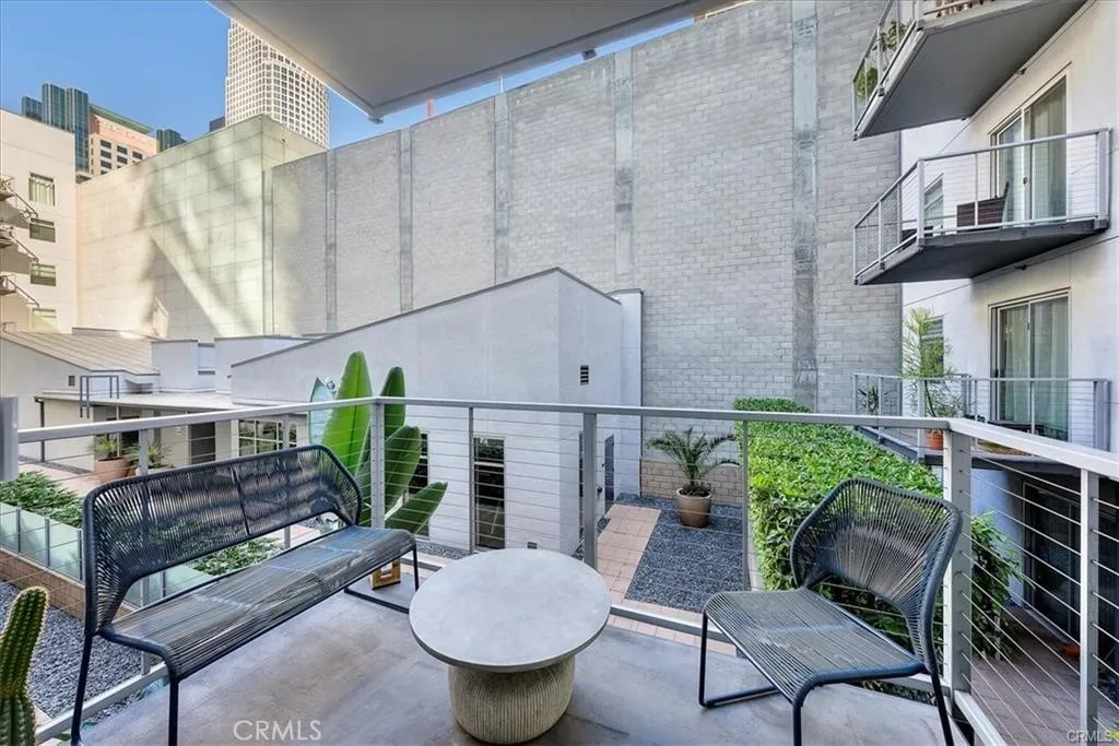 Private balcony