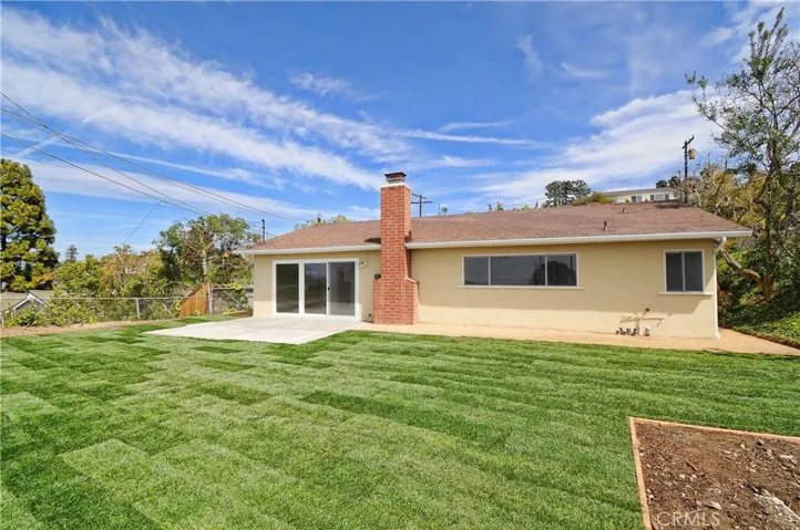 Lots of beautifully landscaped back yard