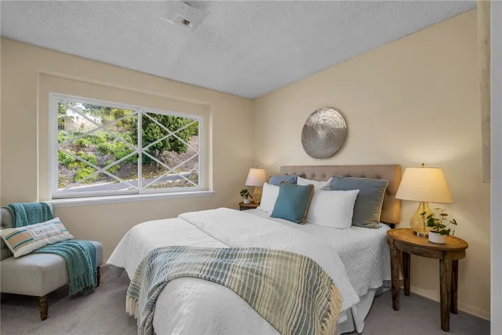 Bedroom 3 with hillside view