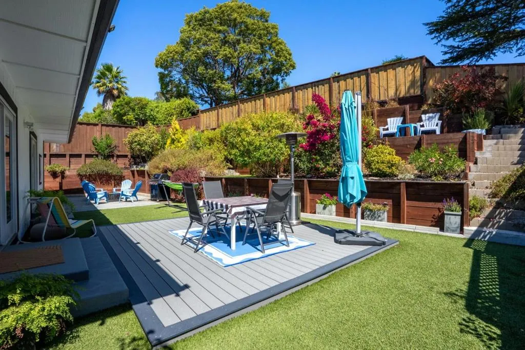Backyard/Deck View 1