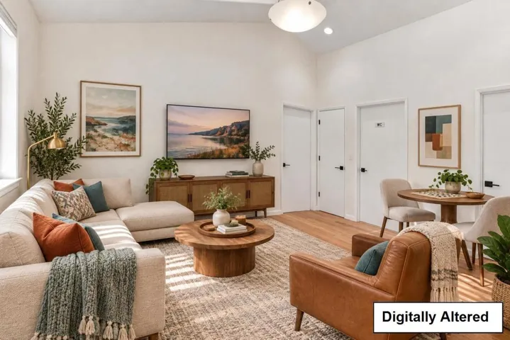 Virtually Staged Flex Space