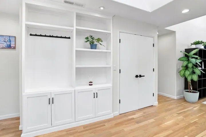 Entryway Cabinets and Pantry Exterior
