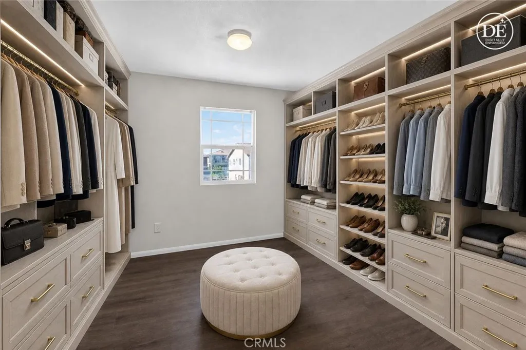 Master Walking Closet, Digitally Enhanced