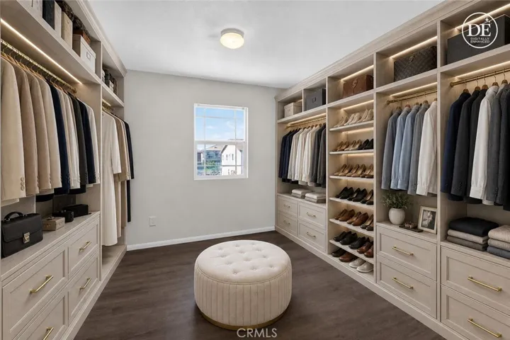 Master Walking Closet, Digitally Enhanced