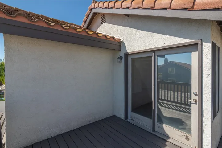 Another view of the balcony