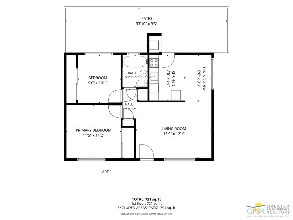 Unit 1 Floorplan