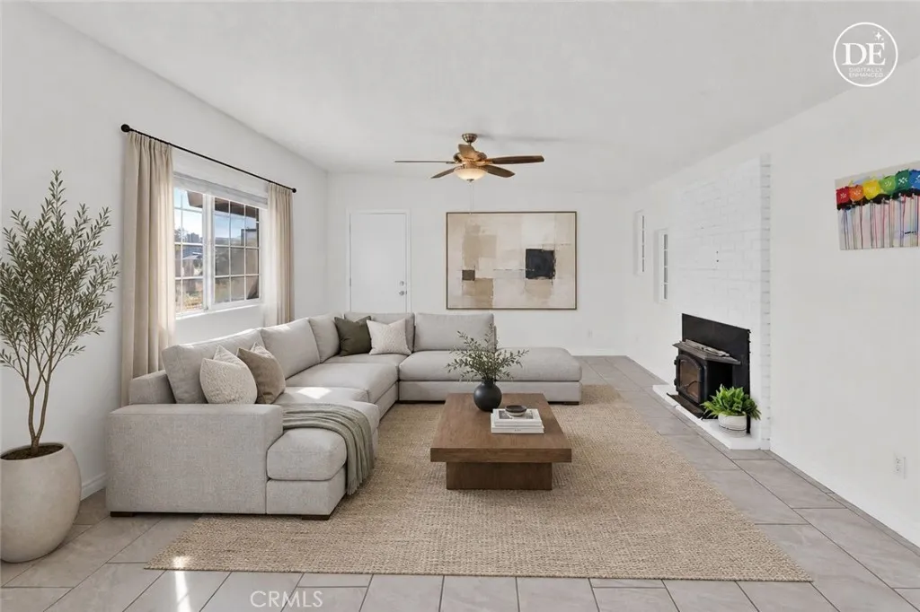 virtually enhanced living room