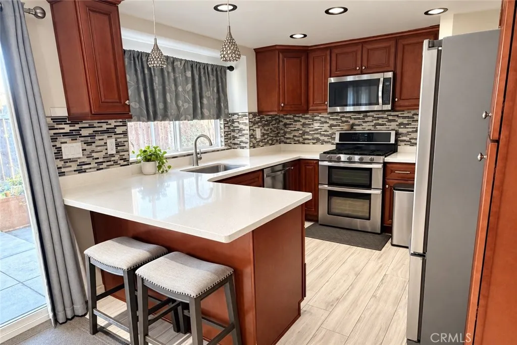 Beautiful upgraded kitchen - - AI generated to remove personal items
