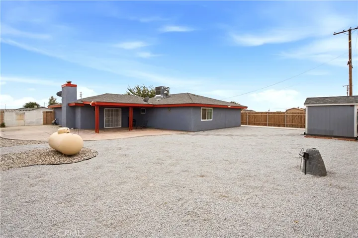 Spacious backyard