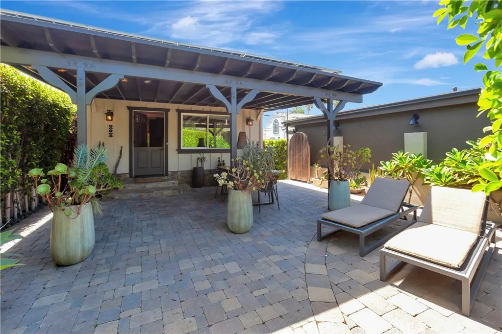 private gated patio private gated patio