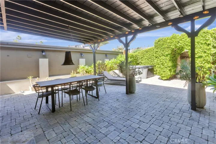 private gated patio