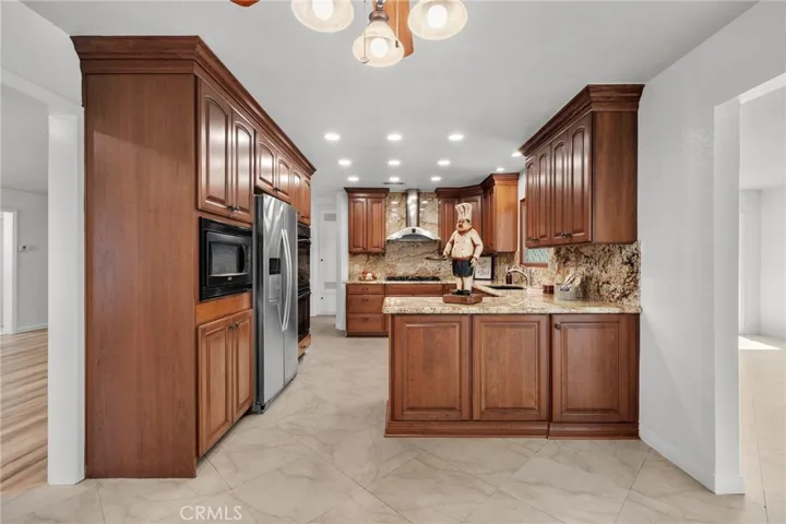 Plenty of cabinetry in kitchen
