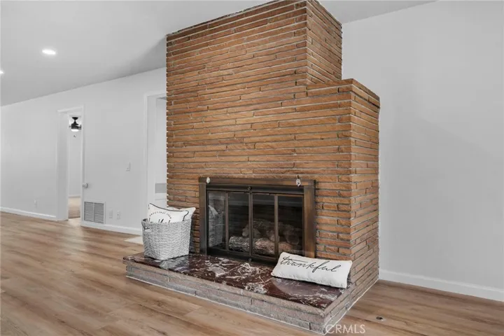 Cozy Fireplace centrally located