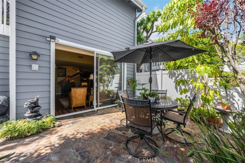Large private patio Large private patio