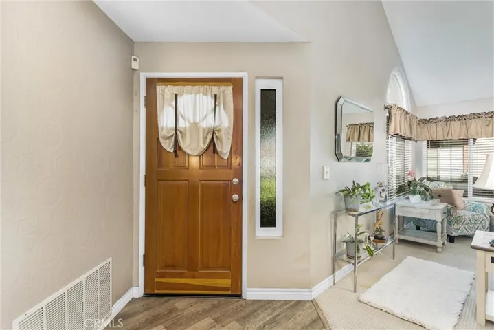 Living room front door