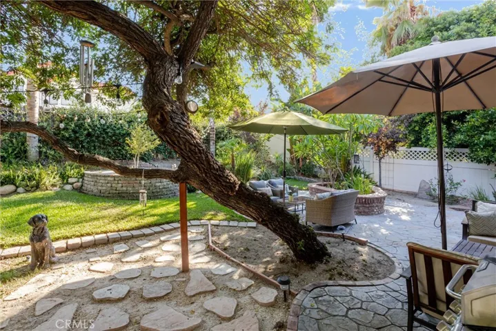 Serene backyard