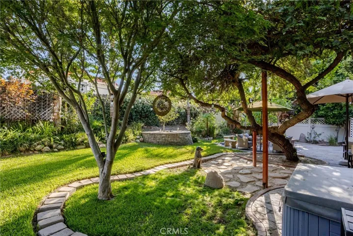 Serene backyard