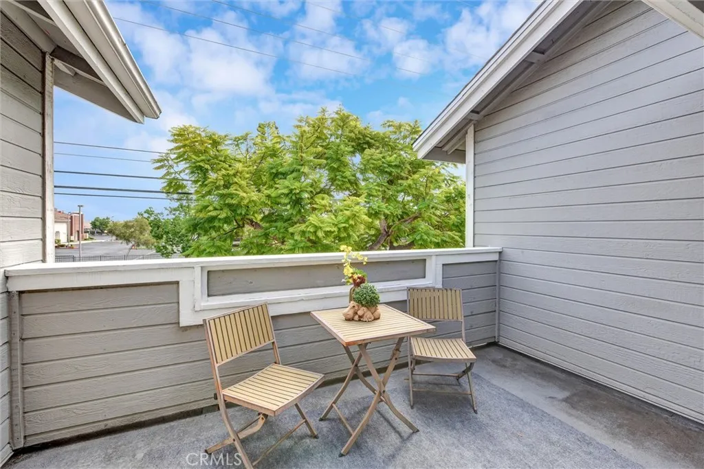 Private deck with great views