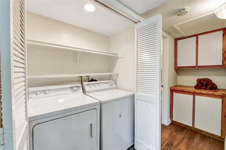 Inside laundry room