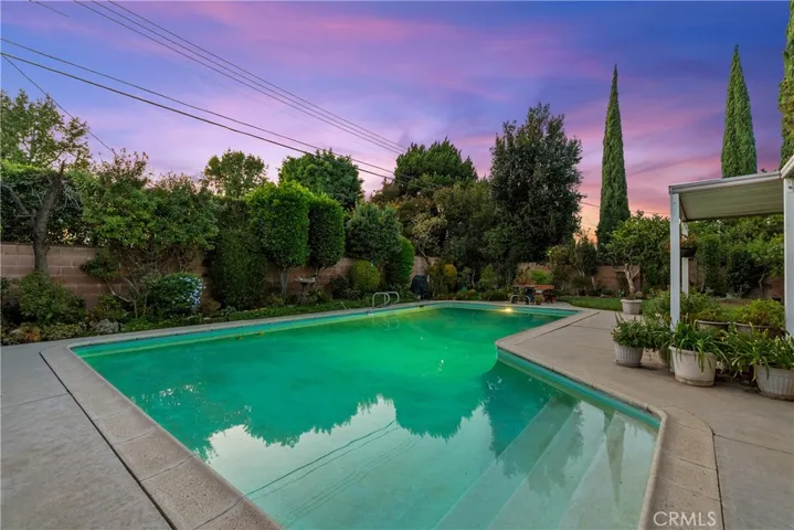 Backyard patio