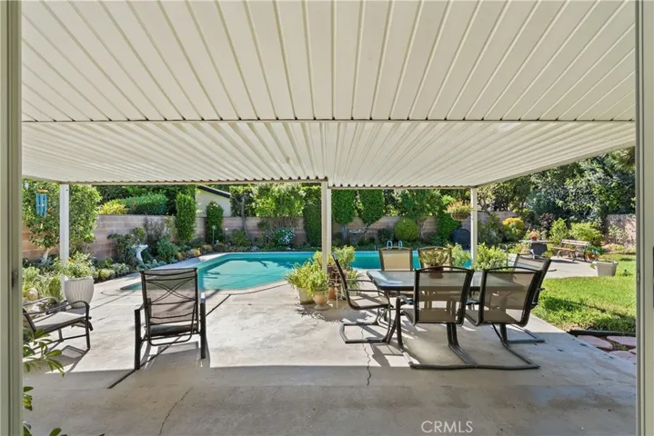 Backyard patio