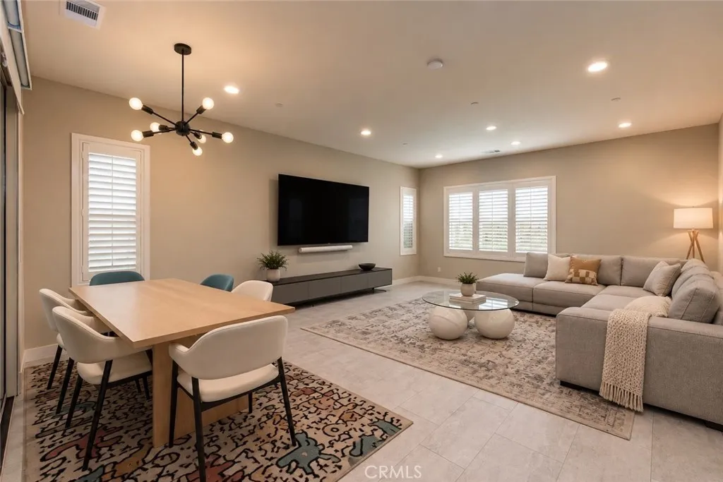 Virtually staged living room Virtually staged living room
