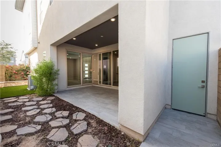 Garage door exit to yard