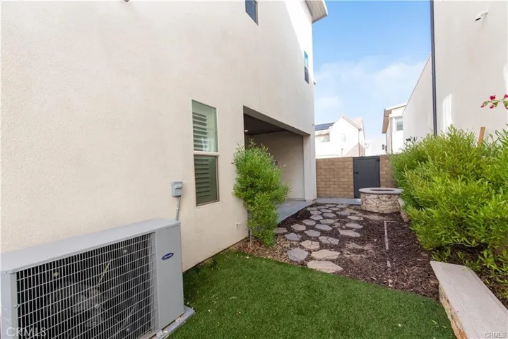 Side yard + back gate