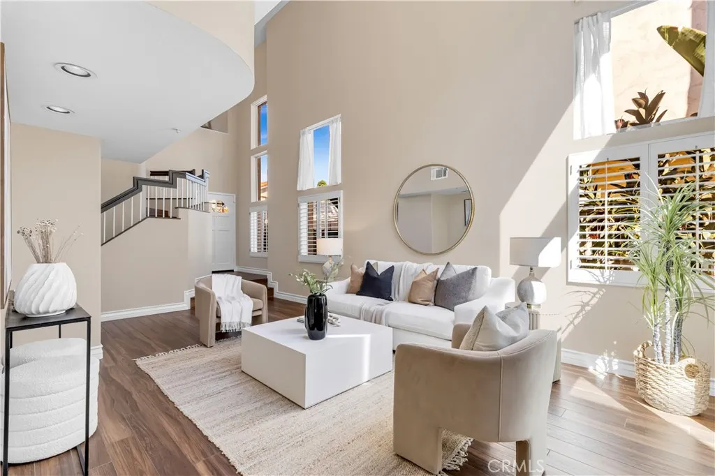 Since this is an end unit, there are plenty of windows on the side of the house allowing for abundant natural light.