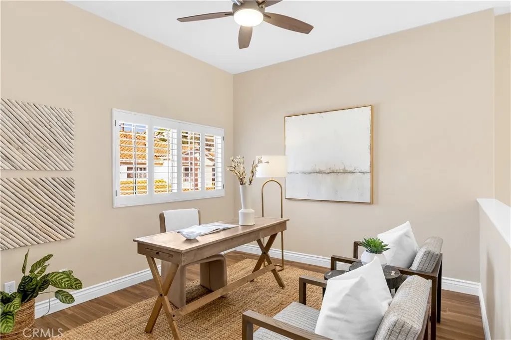 The spacious loft has plenty of options for what it can be utilized for.